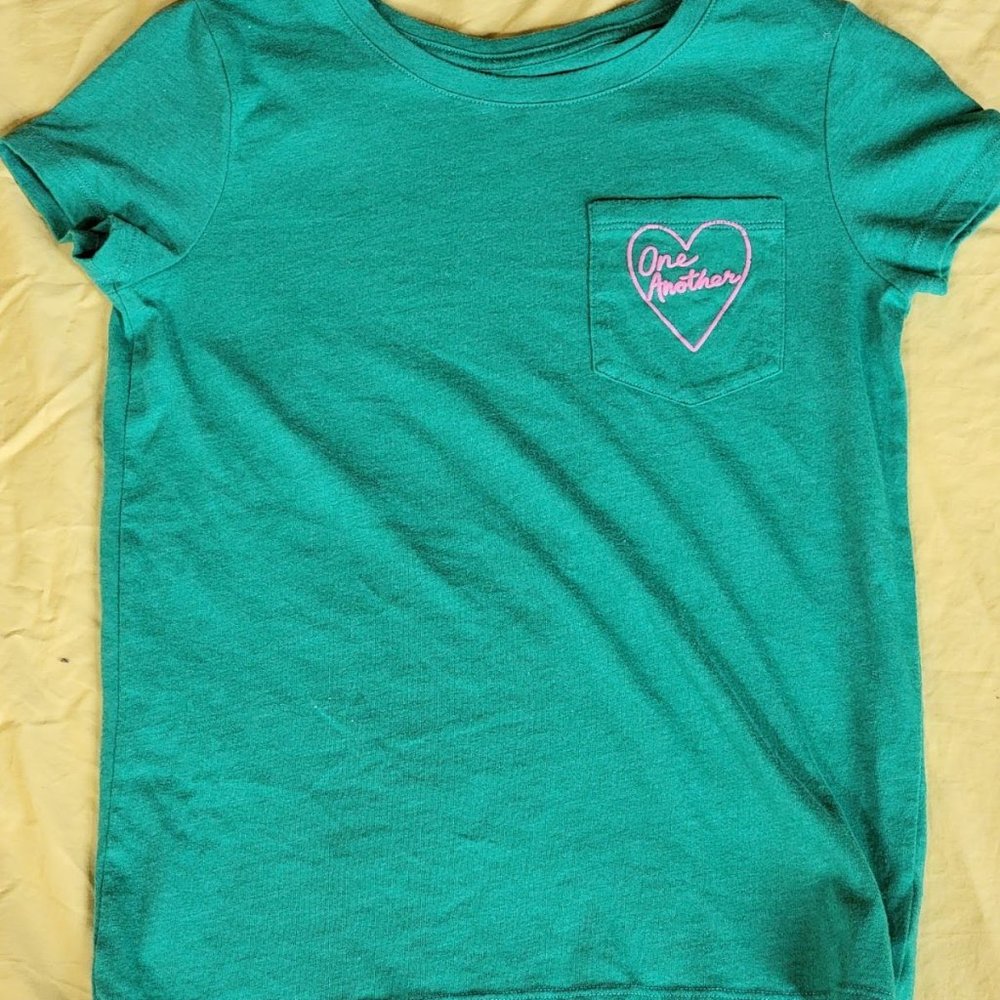 green girls shirt